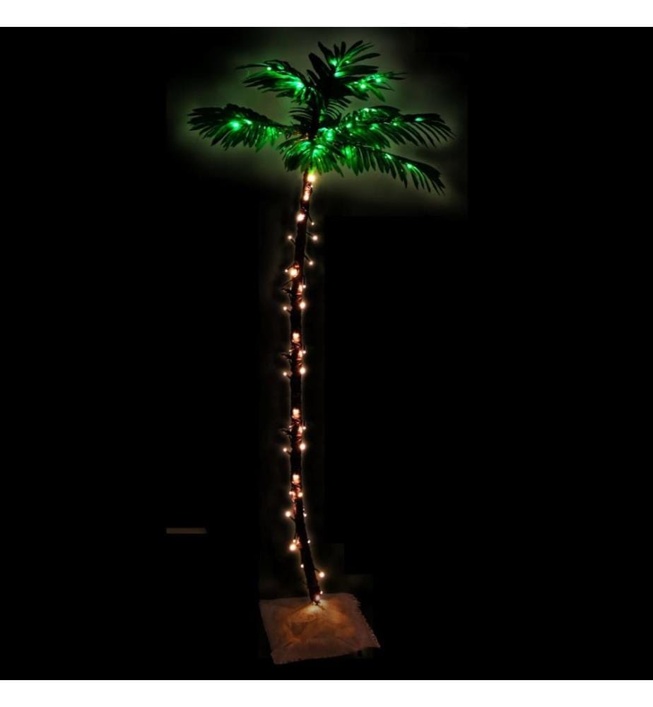 Palmier à LED 96 LED Blanc chaud 180 cm