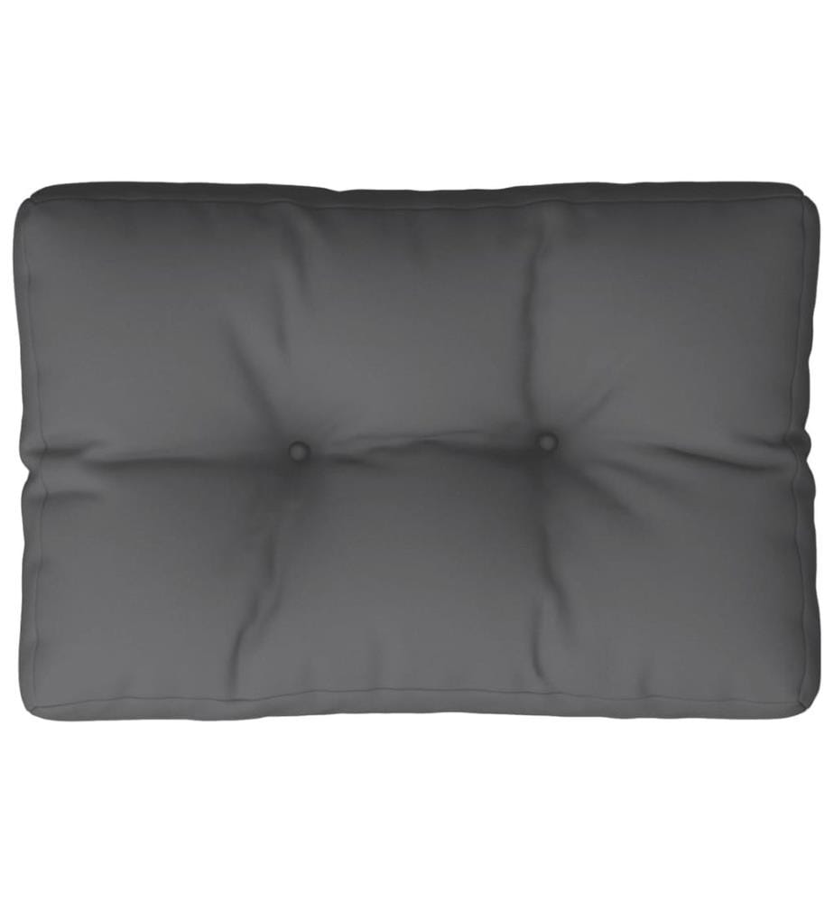 Palettenkissen Anthrazit 50x40x12 cm Stoff