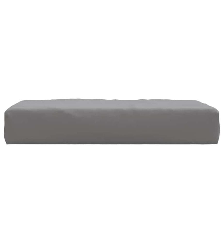 Coussin de palette gris 60x60x9,5 cm tissu oxford