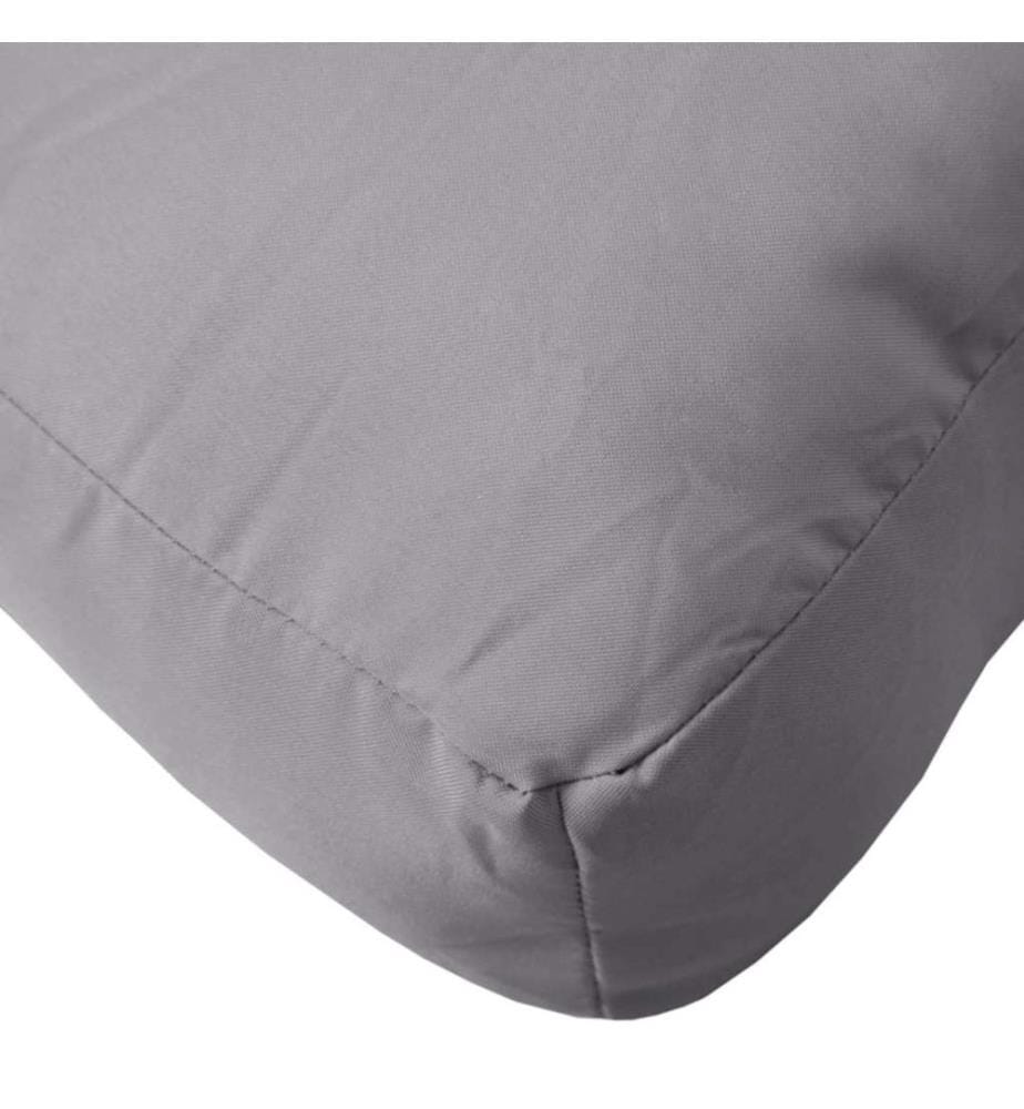 Coussin de palette gris 60x60x9,5 cm tissu oxford