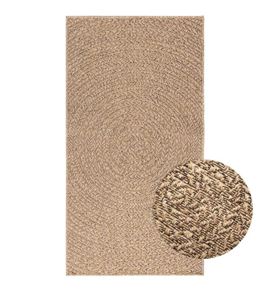 Tapis ZIZUR 80x150 cm aspect de jute intérieur et extérieur