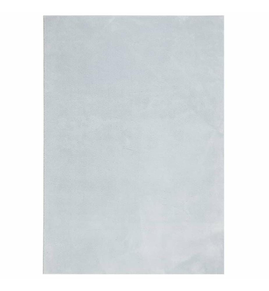 Tapis HUARTE à poils courts doux et lavable bleu 140x200 cm