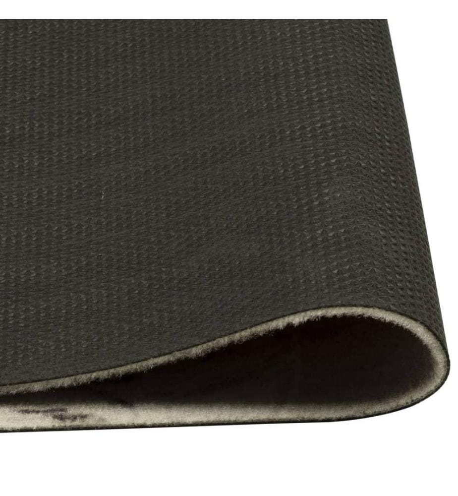 Küchenteppich Waschbar Kaffee Braun 45x150 cm Samt