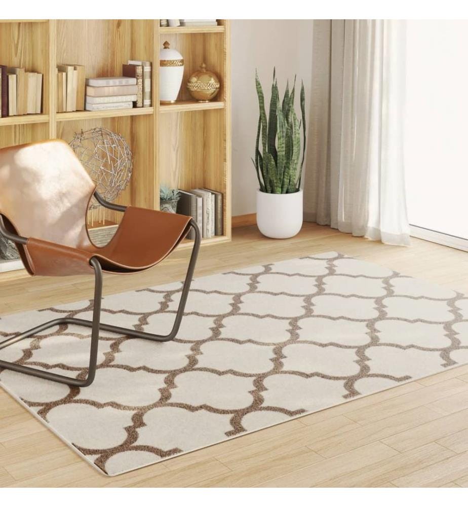 Tapis intérieur extérieur à poils courts 160x230cm antidérapant