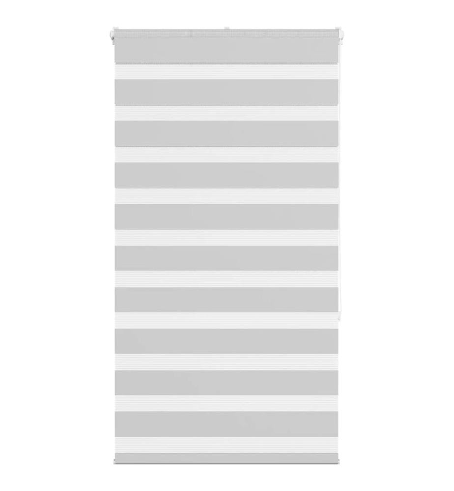 Doppelrollo Hellgrau 90x150 cm Stoffbreite 85,9 cm Polyester