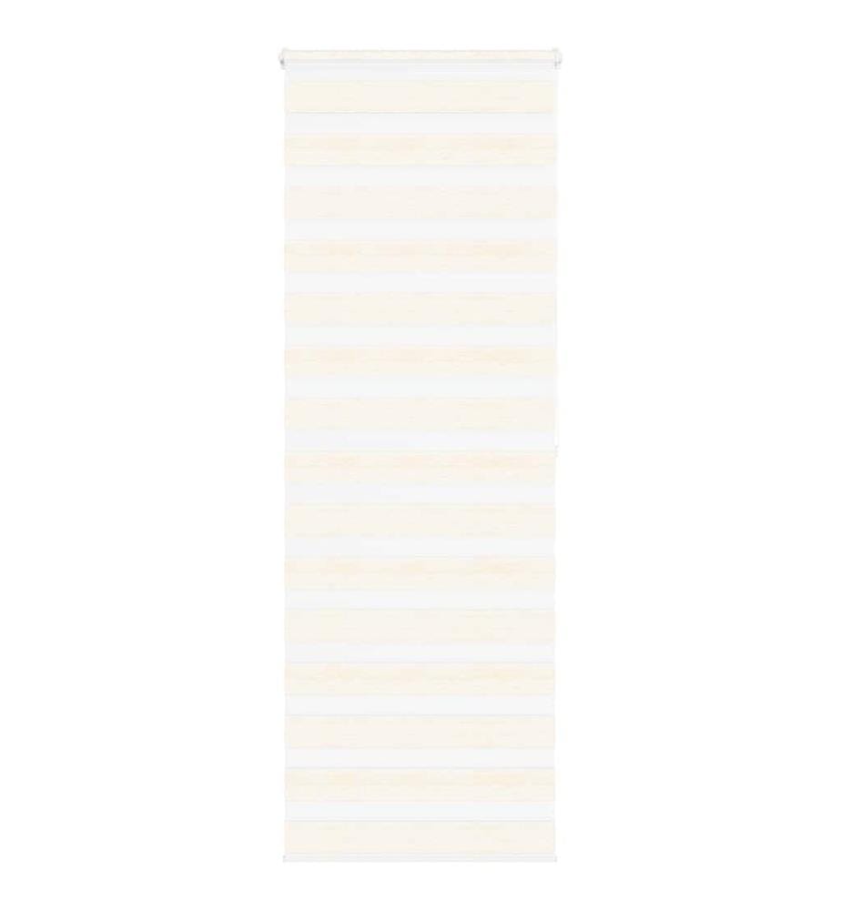 Doppelrollo Marmorbeige 85x200 cm Stoffbreite 80,9 cm Polyester