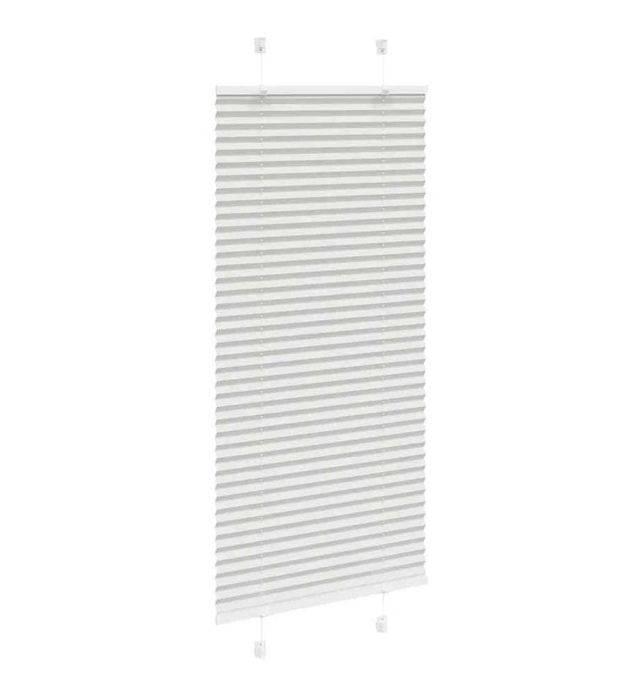 Plissee Hellgrau 60x100 cm Stoffbreite 59,4 cm Polyester
