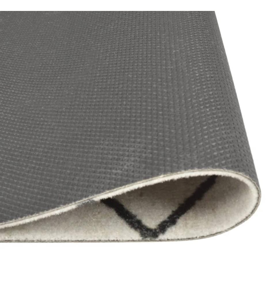 Tapis de cuisine lavable impression carrée 60x300 cm velours