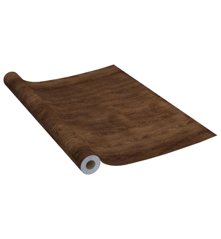 Selbstklebende Möbelfolie Dunkle Eiche 500 x 90 cm PVC