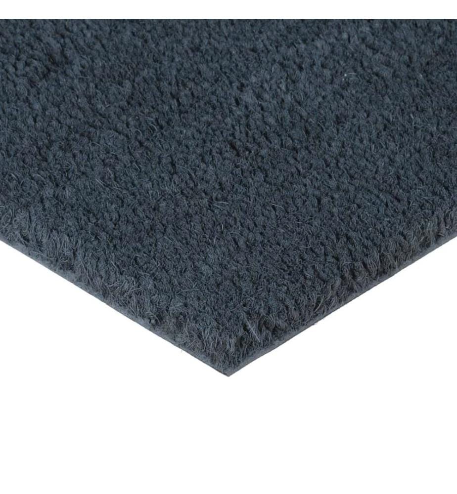 Fussmatte Dunkelgrau 100x300 cm Kokosfaser Getuftet