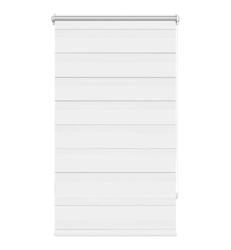 Zebra-Rollo 70,9 x 120 cm, Stoffbreite 66,7 cm, Weiss