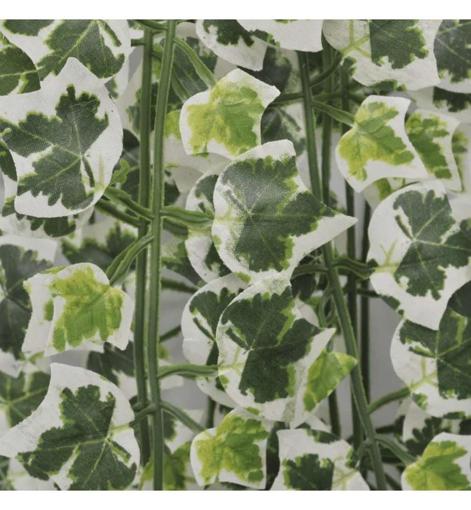 Künstlicher Efeu grün-weiss 90 cm 2 Stück
