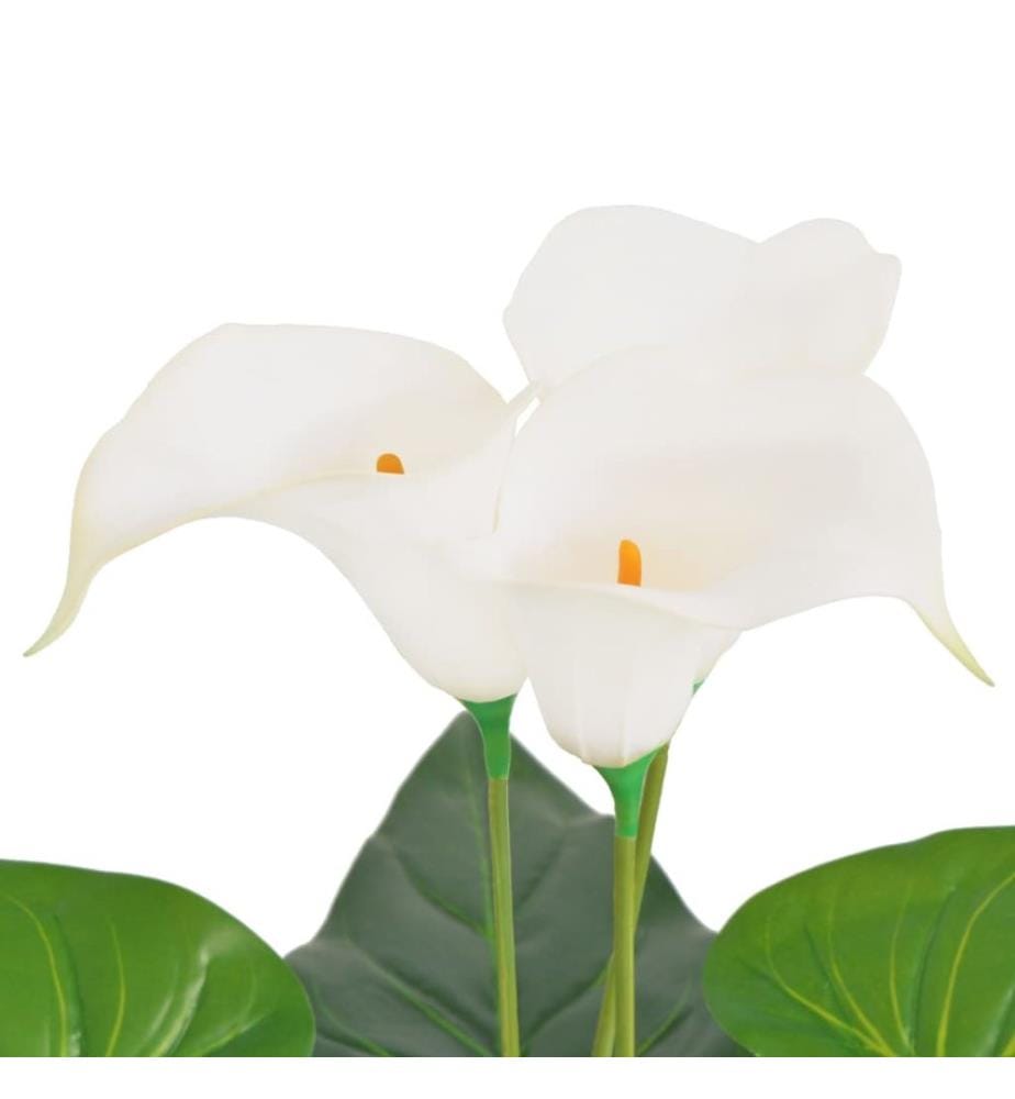 Künstliche Calla-Lilie mit Topf 45 cm Weiss