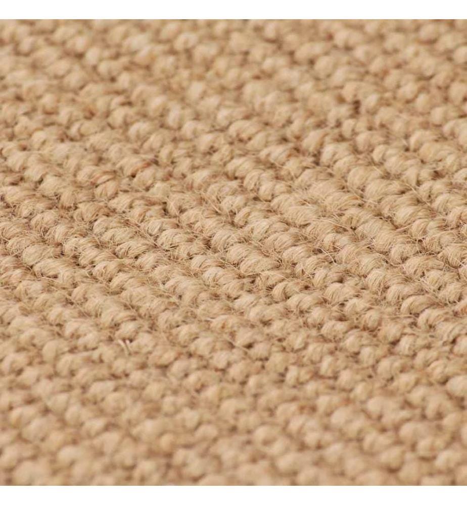Tapis en jute avec support en latex 70x130 cm Naturel
