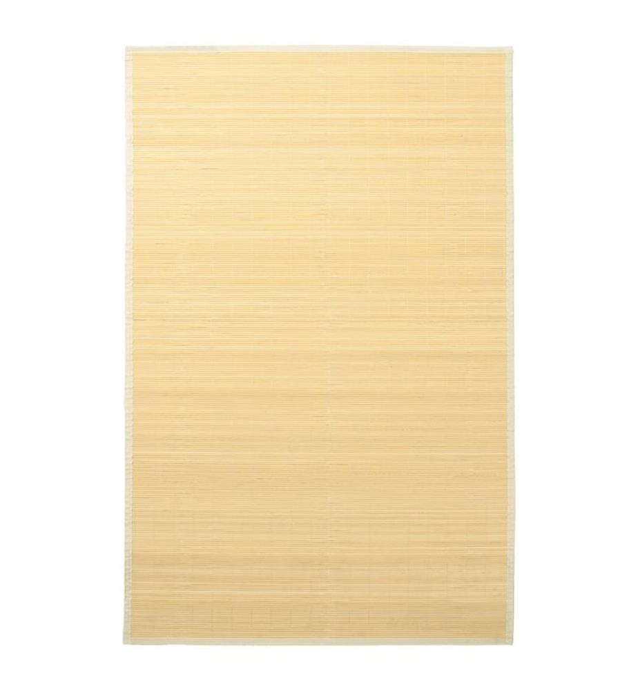 Teppich Bambus 100 x 160 cm Natur