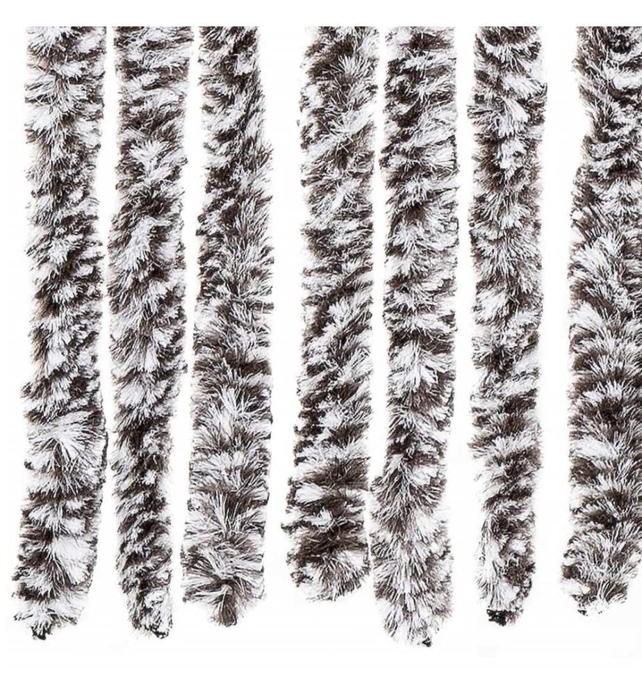 Insektenschutz-Vorhang Braun und Beige 100x220 cm Chenille