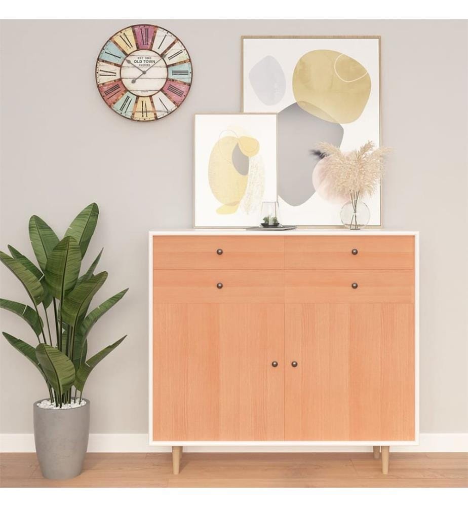 Möbelfolien Selbstklebend 2 Stk. Japanische Eiche 500x90 cm PVC