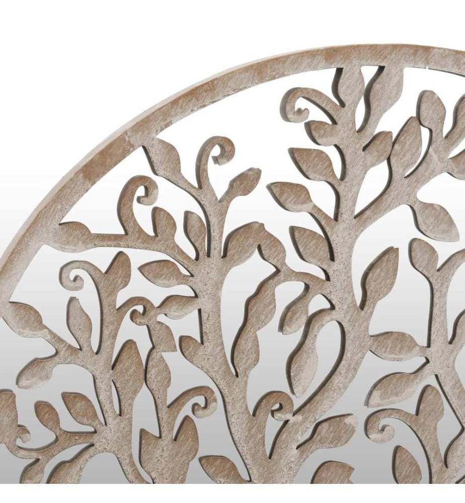 Spiegel Sand 40x2,5 cm Eisen Rund für Innenbereich
