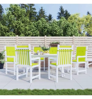 Gartenstuhlauflagen für Niedriglehner 6Stk Knallgrün 100x50x3cm