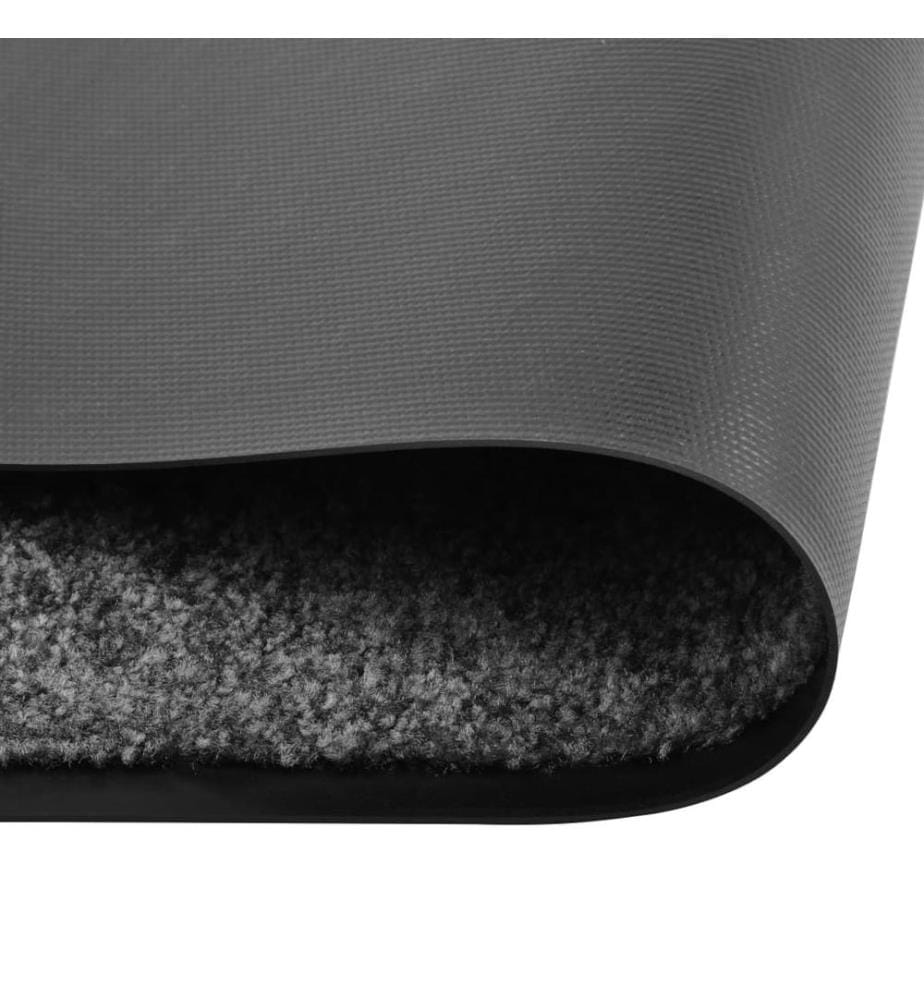 Fussmatte Waschbar Anthrazit 120x180 cm