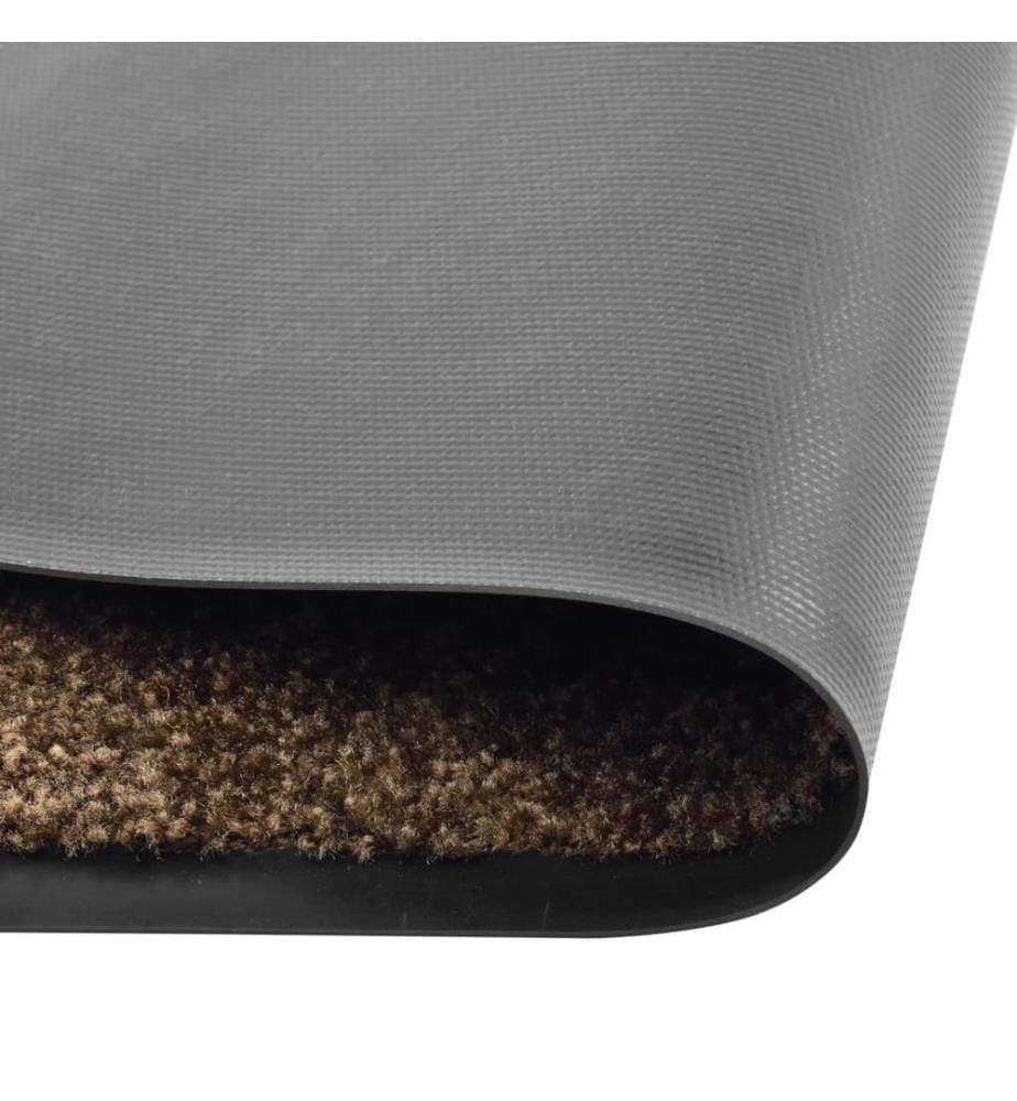 Fussmatte Waschbar Braun 60x90 cm