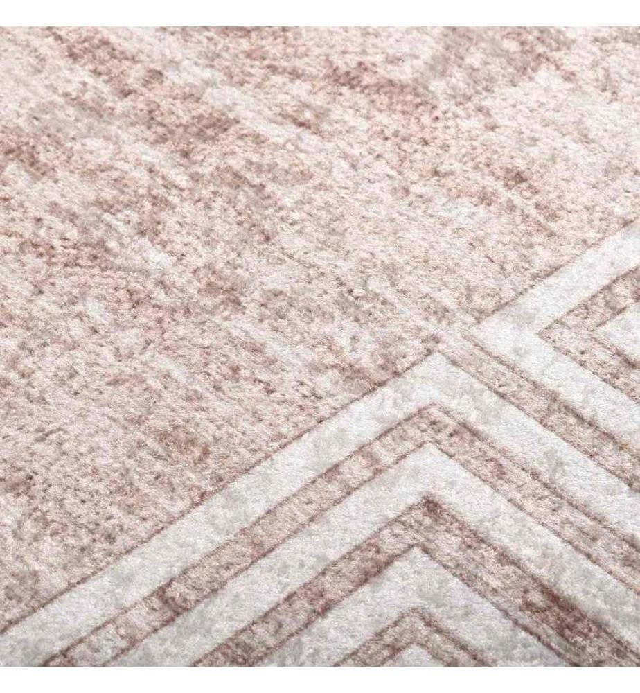 Tapis lavable antidérapant 80x150 cm Beige