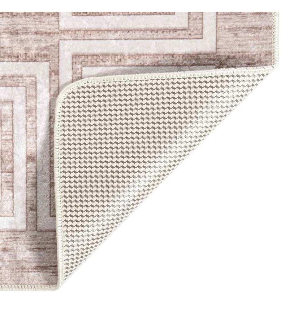 Tapis lavable antidérapant 190x300 cm beige