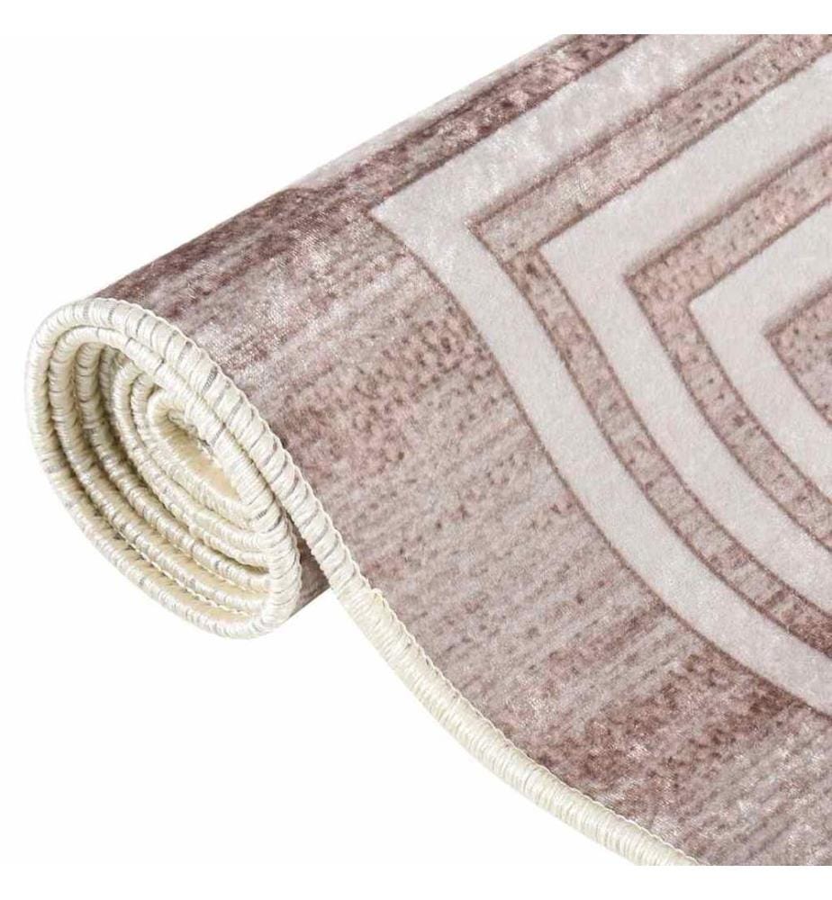 Tapis lavable antidérapant 190x300 cm beige