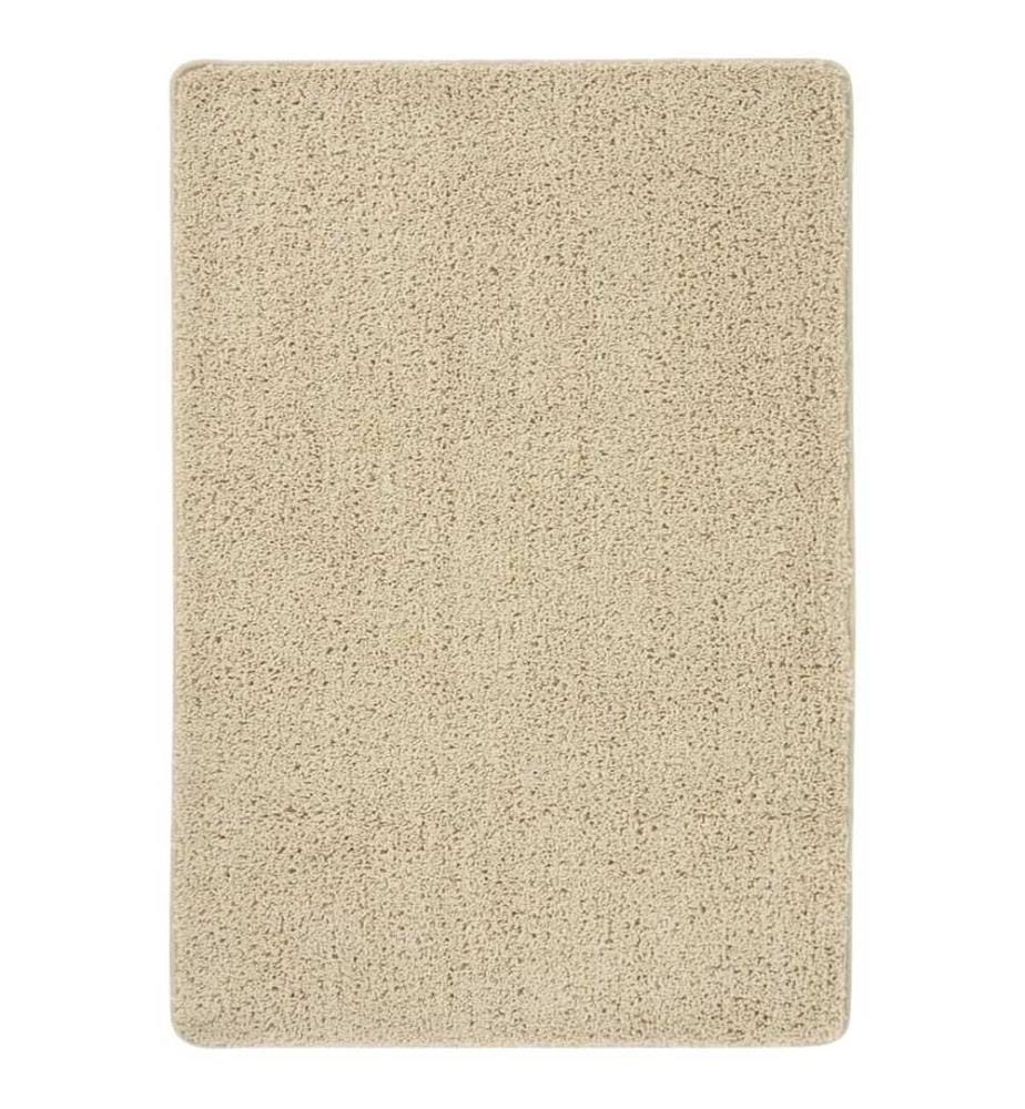 Shaggy-Teppich Creme 120x170 cm Rutschfest