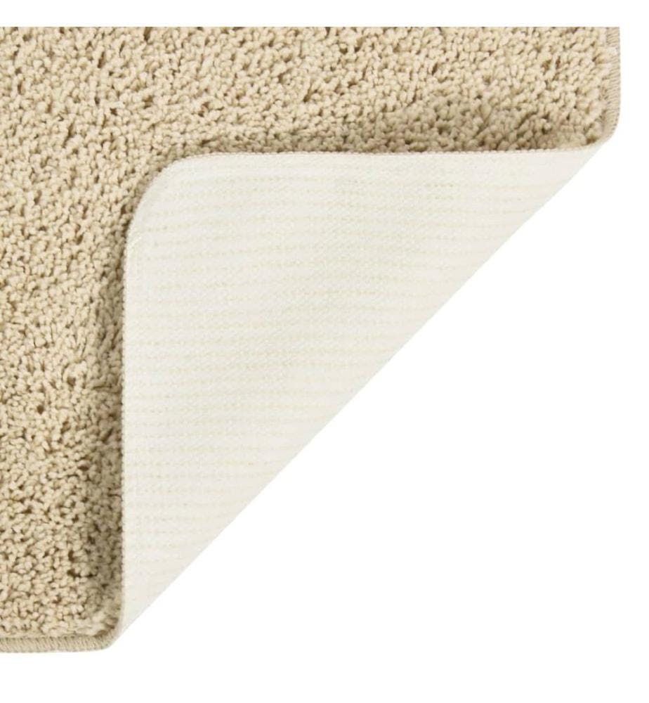 Shaggy-Teppich Creme 160x230 cm Rutschfest
