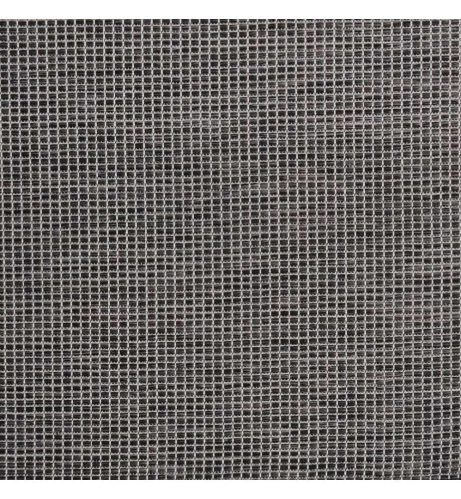 Outdoor-Teppich Flachgewebe 140x200 cm Grau