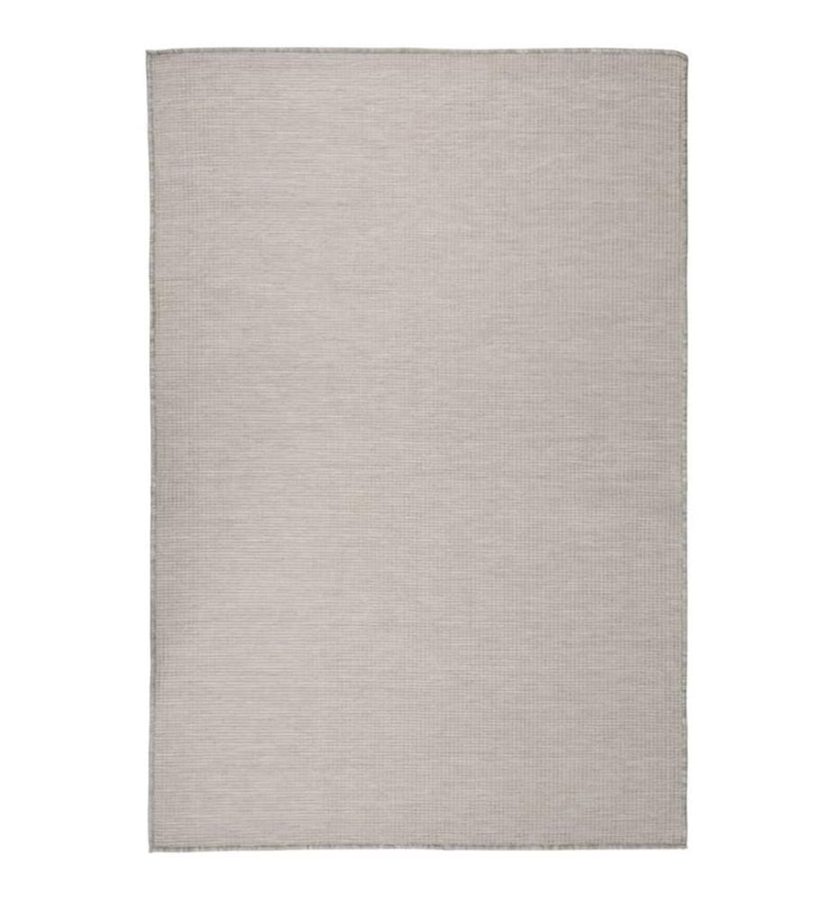 Outdoor-Teppich Flachgewebe 120x170 cm Hellgrau