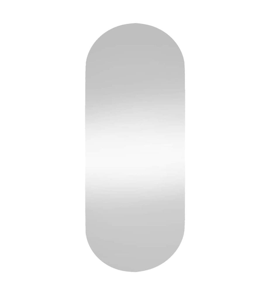 Miroir mural 30x70 cm Verre Ovale
