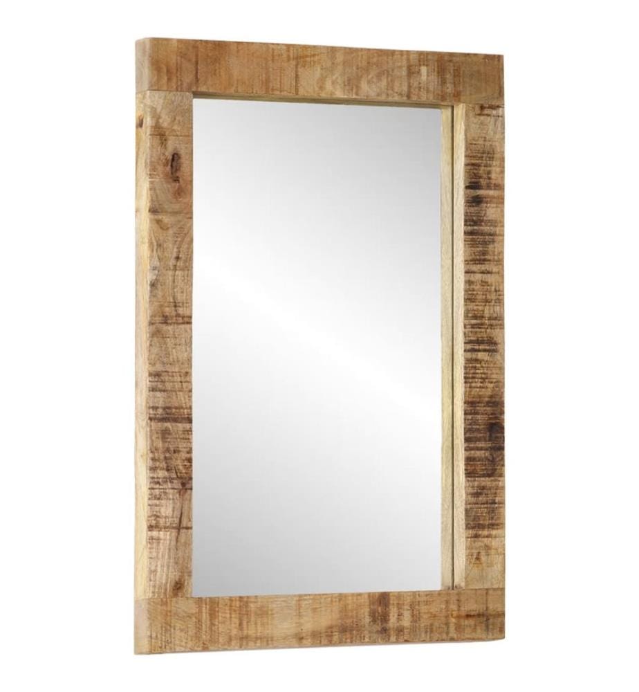 Spiegel 70x50 cm Massivholz Mango und Glas