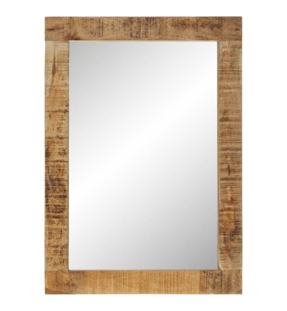 Spiegel 70x50 cm Massivholz Mango und Glas