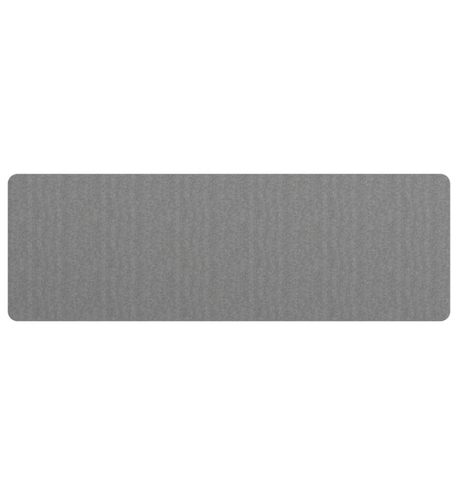 Tapis de couloir gris 60x180 cm