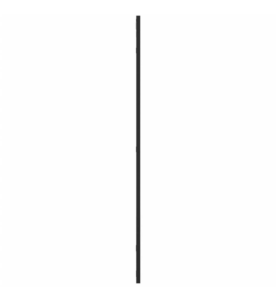 Wandspiegel Schwarz 50x100 cm Rechteckig Eisen