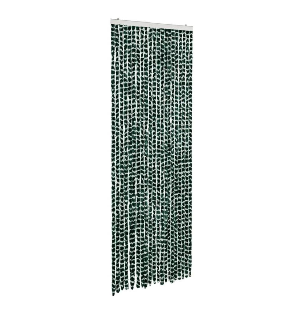 Fliegenvorhang Grün und Weiss 90x200 cm Chenille