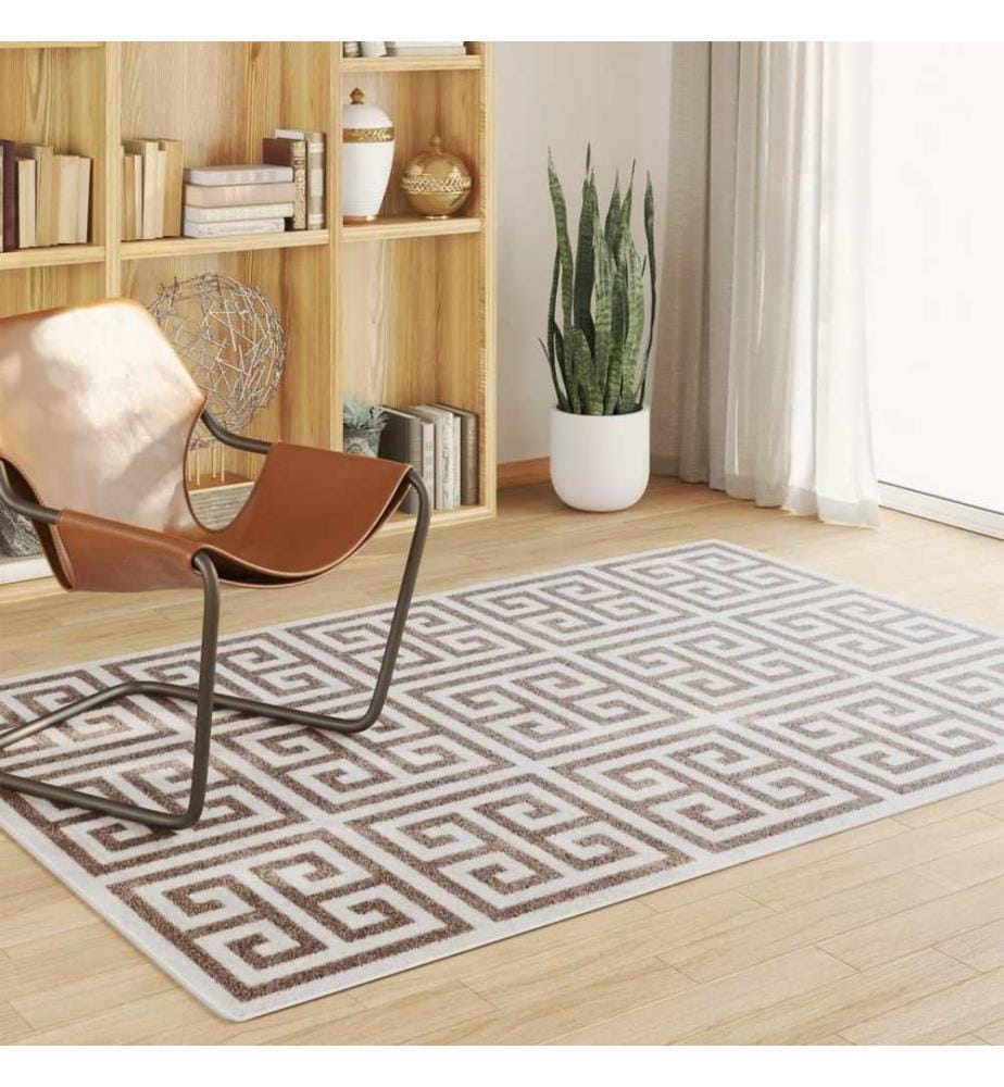 Tapis intérieur extérieur à poils courts 160x230cm antidérapant