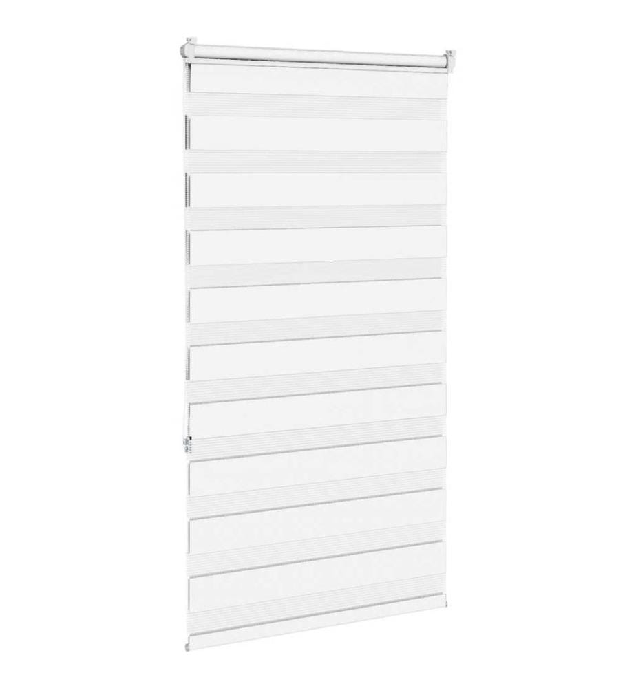 Doppelrollo Weiss 85x150 cm Stoffbreite 80,9 cm Polyester