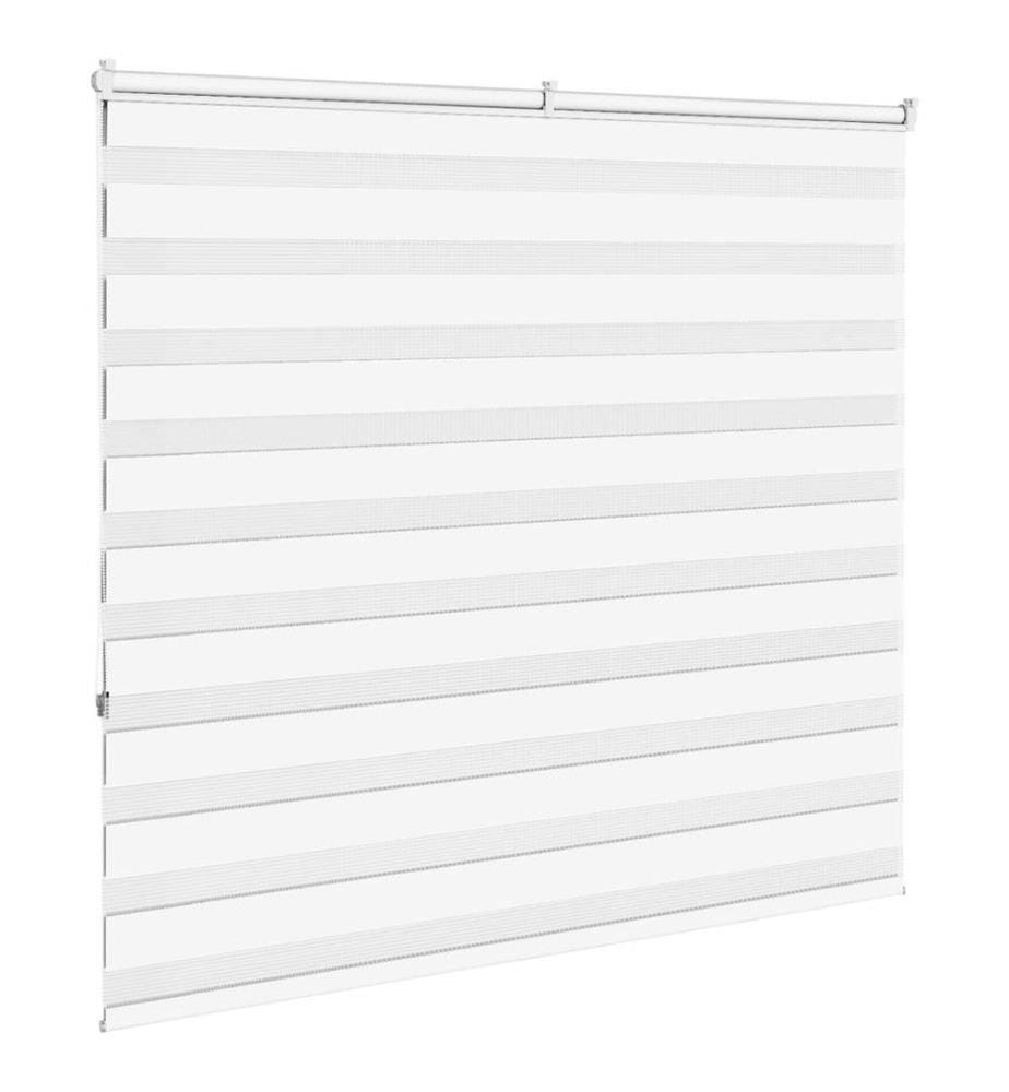 Doppelrollo Weiss 160x150 cm Stoffbreite 155,9 cm Polyester