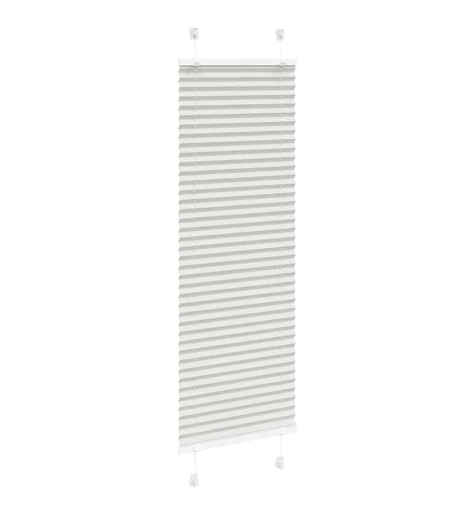 Plissee Hellgrau 50x150 cm Stoffbreite 49,4 cm Polyester
