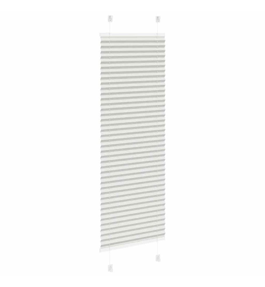 Plissee Hellgrau 50x150 cm Stoffbreite 49,4 cm Polyester