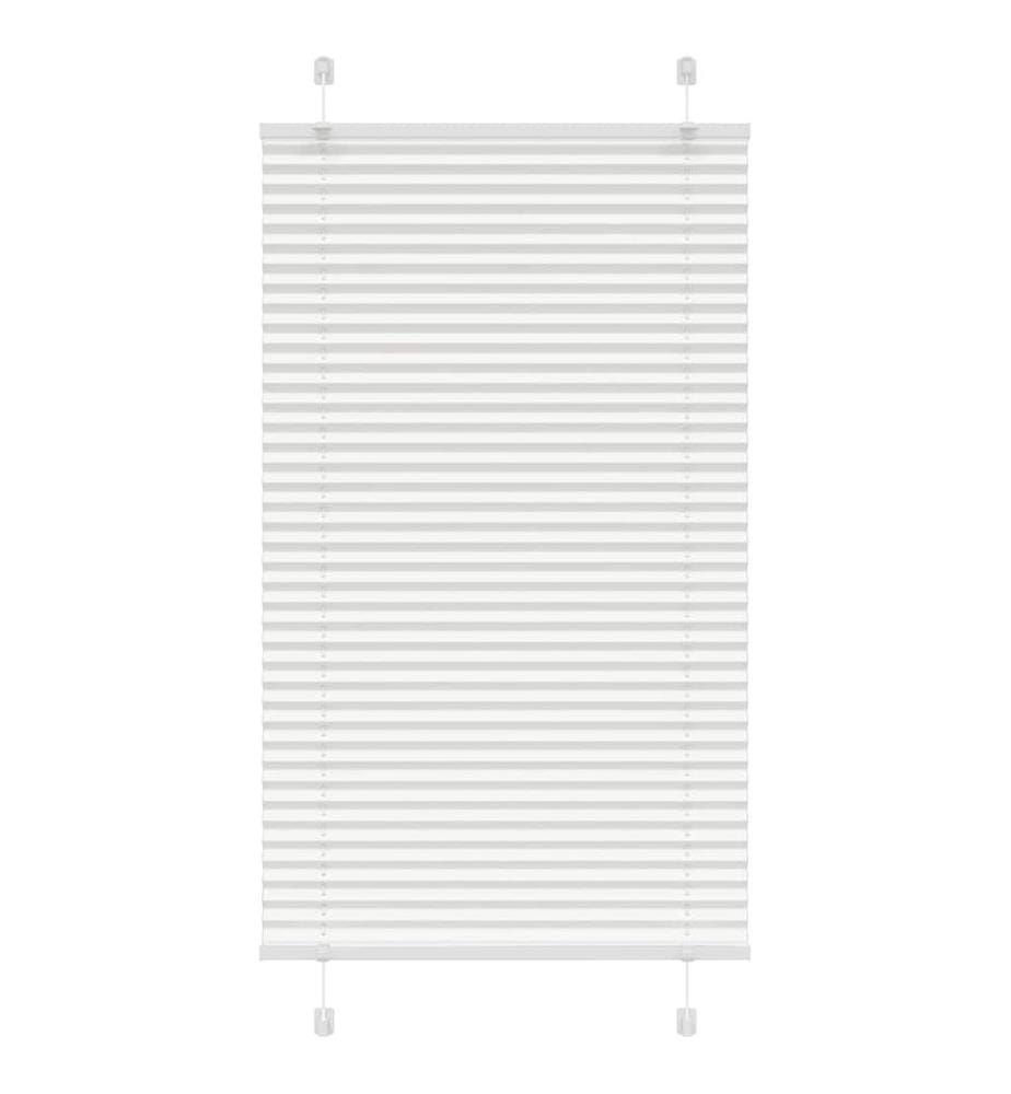 Plissee Weiss 70x100 cm Stoffbreite 69,4 cm Polyester