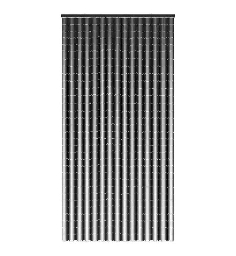 Insekten-Türvorhang Dunkelgrau 100x200 cm Bambus
