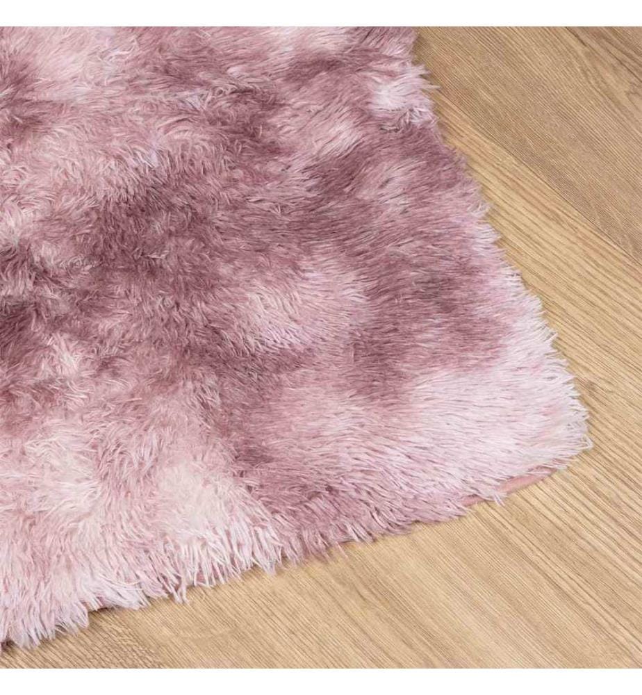 Teppich Shaggy Hochflor NAVARRA Altrosa 130x200 cm Polyester
