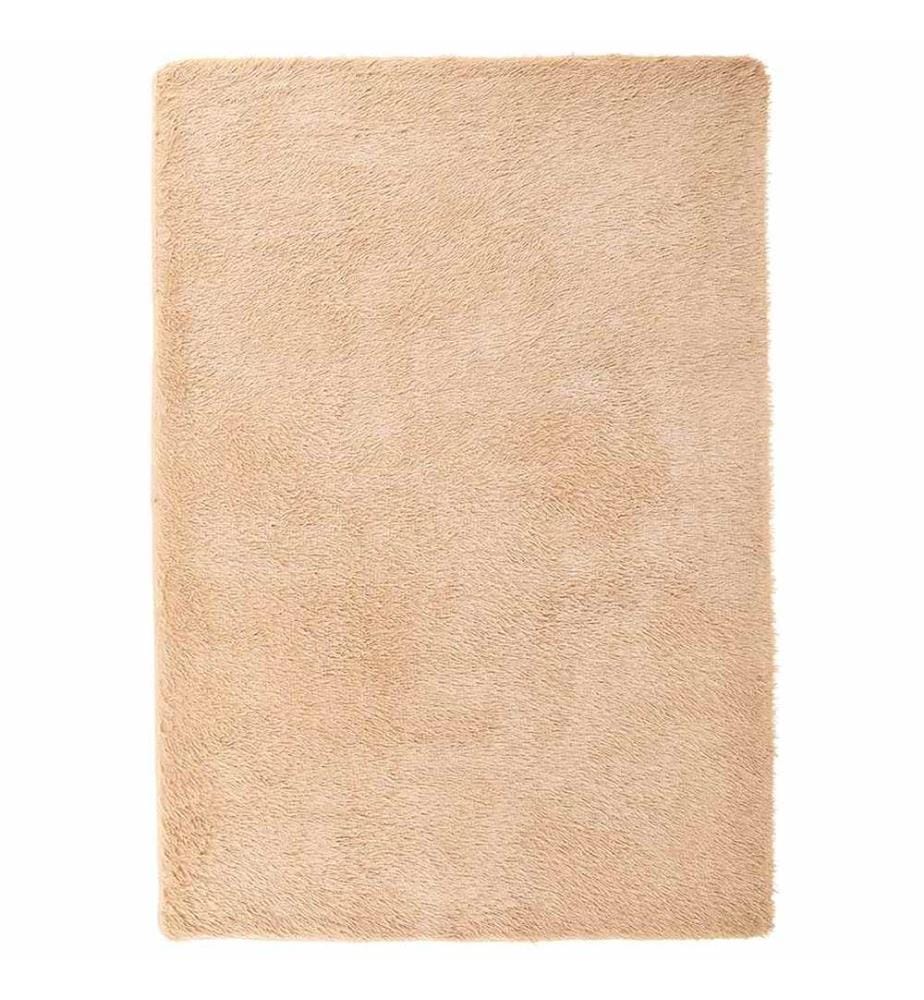 Teppich Shaggy Hochflor NAVARRA Beige 160x230 cm Polyester