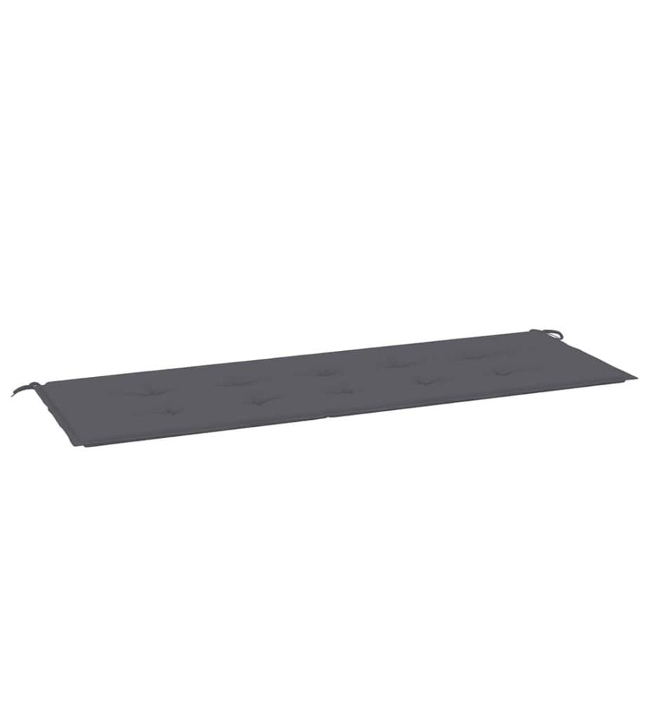 Gartenbank-Auflage Anthrazit 150x50x3 cm Oxford-Gewebe
