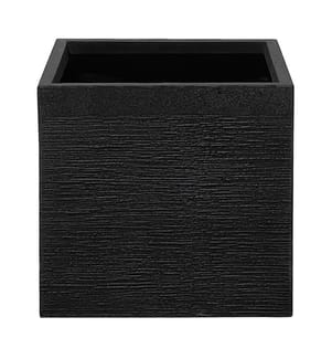 Blumenkübel PAROS 40 cm Schwarz