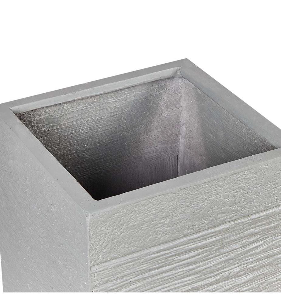 Cache-pot DION 26 cm Gris clair